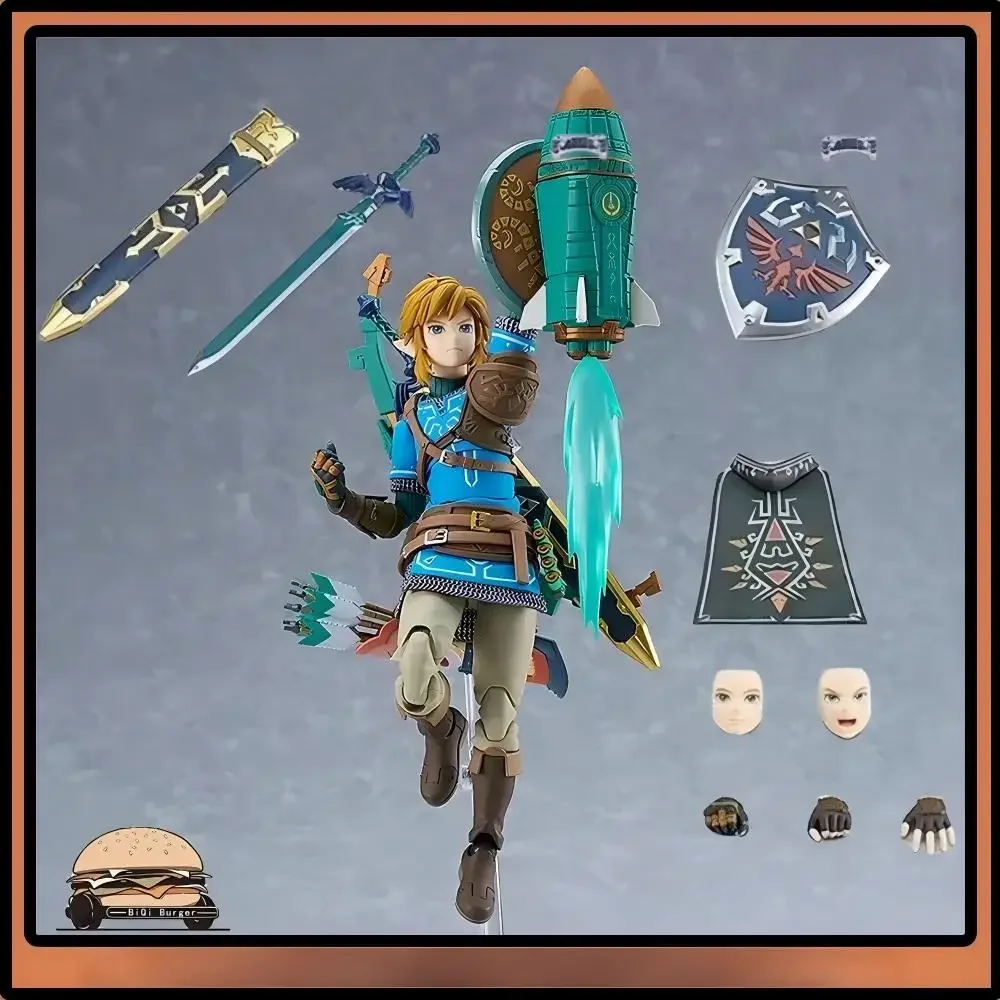 

In Stock GSC Figma 626 Link Tears of The Kingdom Ver. Action Figure Toys Limited Edition Ornament Model Collect Birthday Gifts