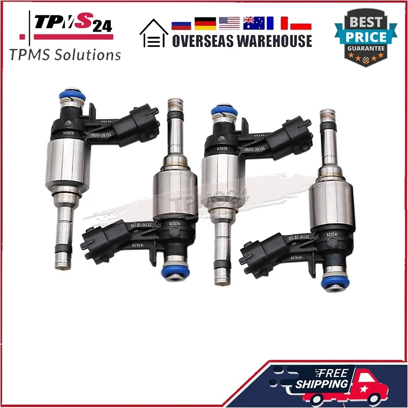 For 2012-2017 Hyundai Accent Veloster Kia Rio Soul 1.6L Non Turbo 35310-2B130 Fuel Injector