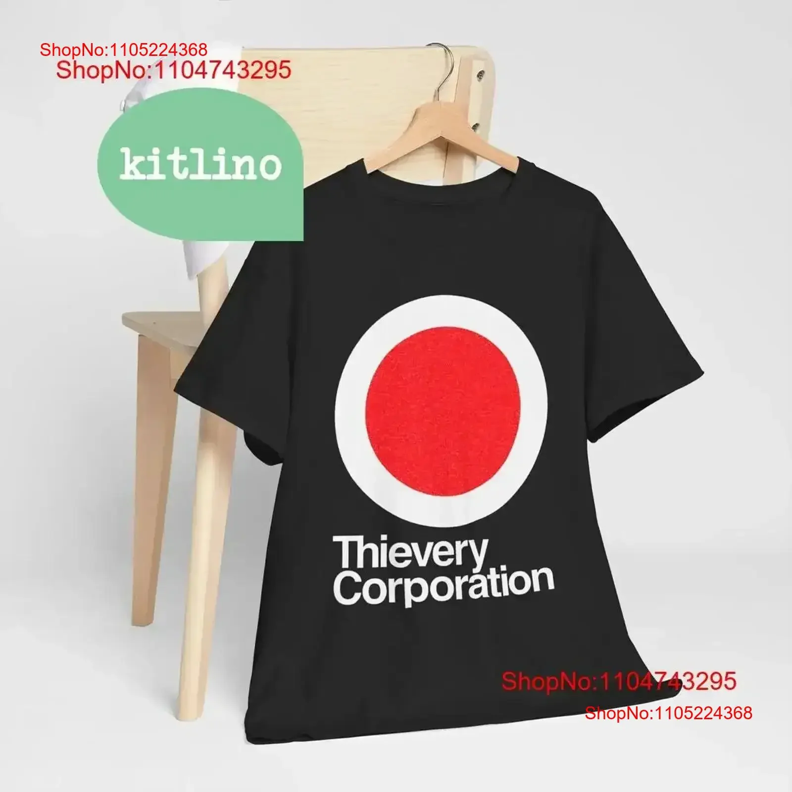 Thievery Corporation Rock Band Music T shirt SH96739 vintage Washed Casual Stretched fashion designer clothes Slightly graphic