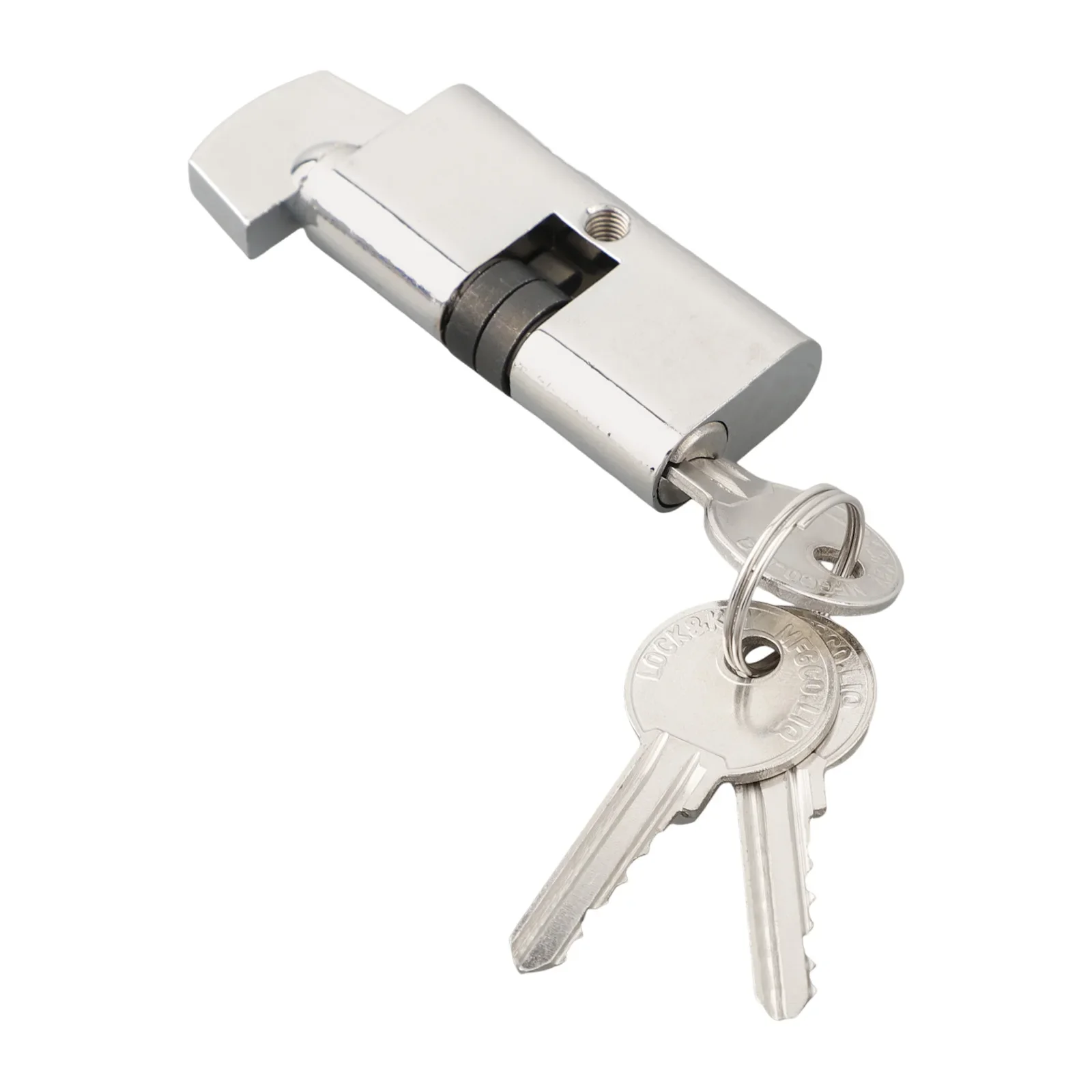 Sliding Door Lock Door Hook Lock 1 Pc Security Lock Silver For 35-55MM Door Width Replacement High Quality Practical