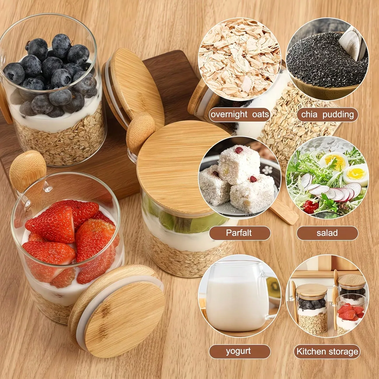 Ensemble de rangement 4 pièces - Food Storage Set Glass avis et prix