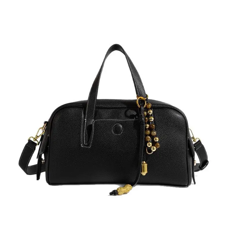 

2025 new fashion portable Boston bag commuter large capacity fashion tote bag
