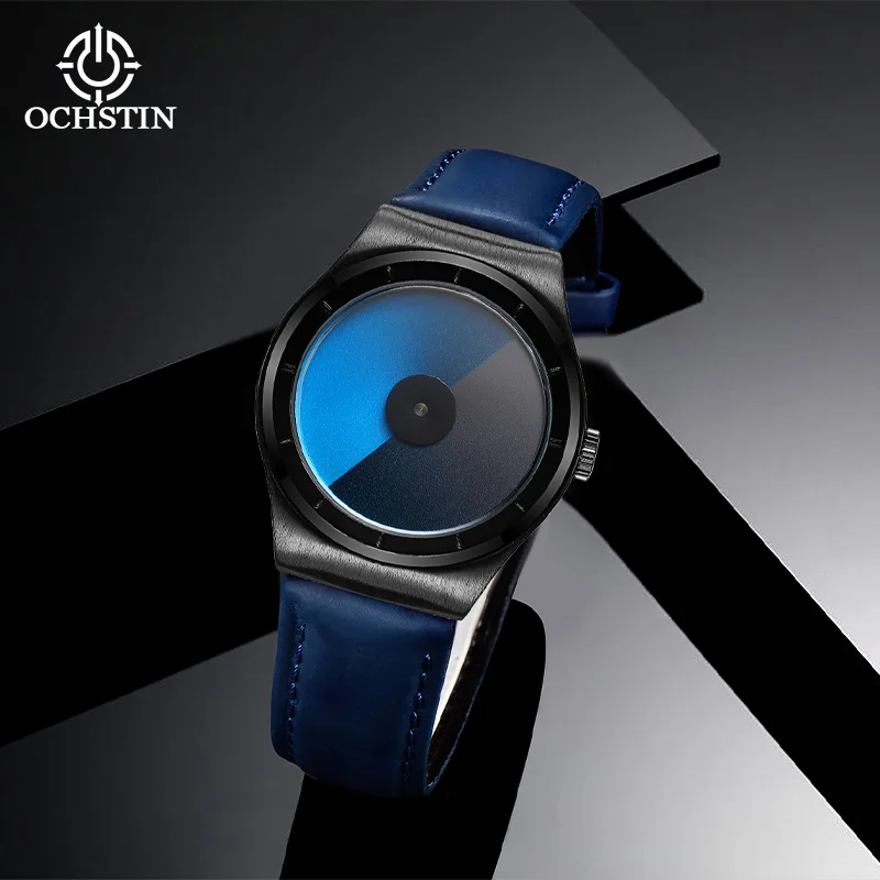 OCHSTIN New Legendary Series Watches Man Japanese Movement Wristwatch Leather Strap Waterproof Special Minimalist Wristwatch