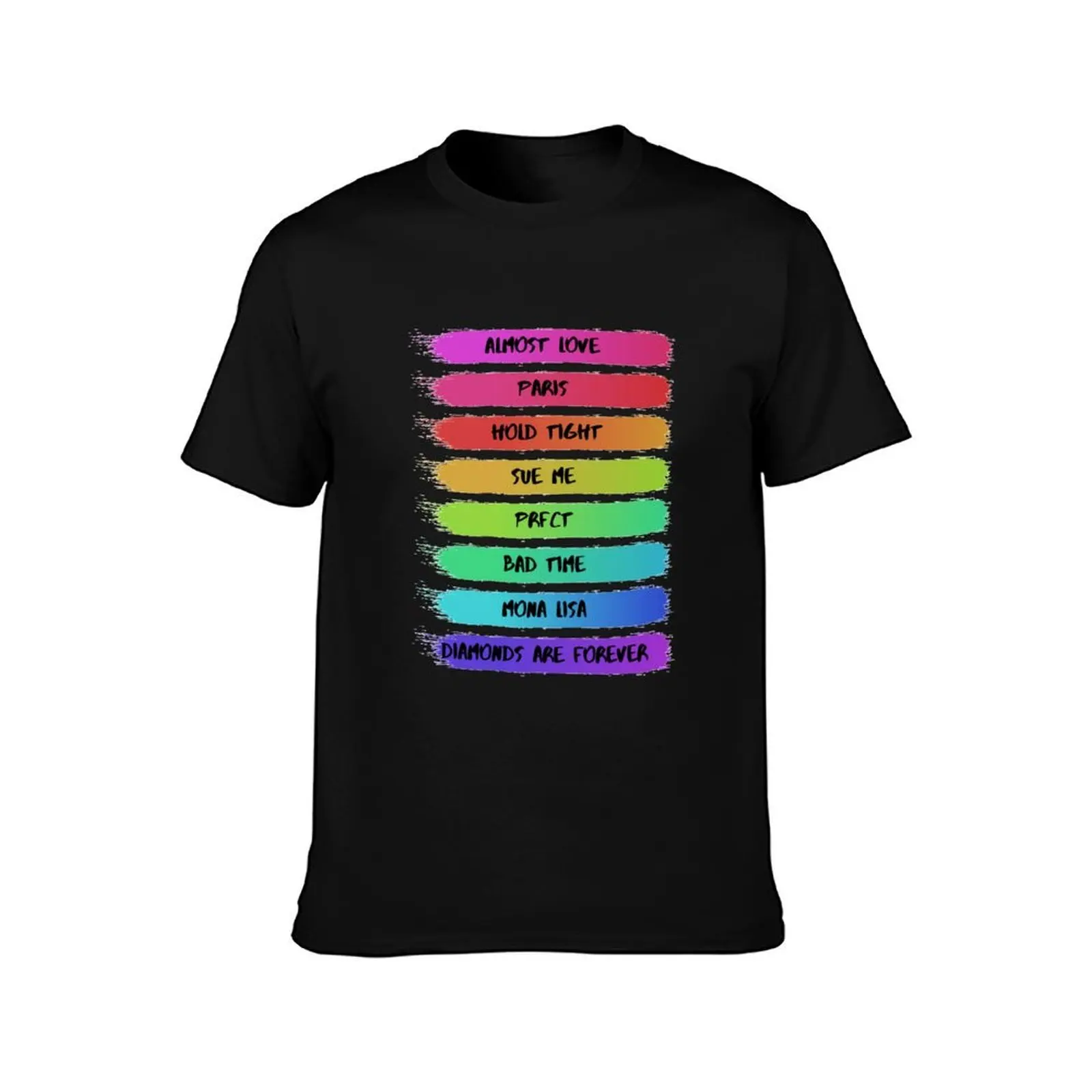 Singular Act 1 Tracklist T-Shirt Plus Size Everyday Tee Shirt T-Shirt
