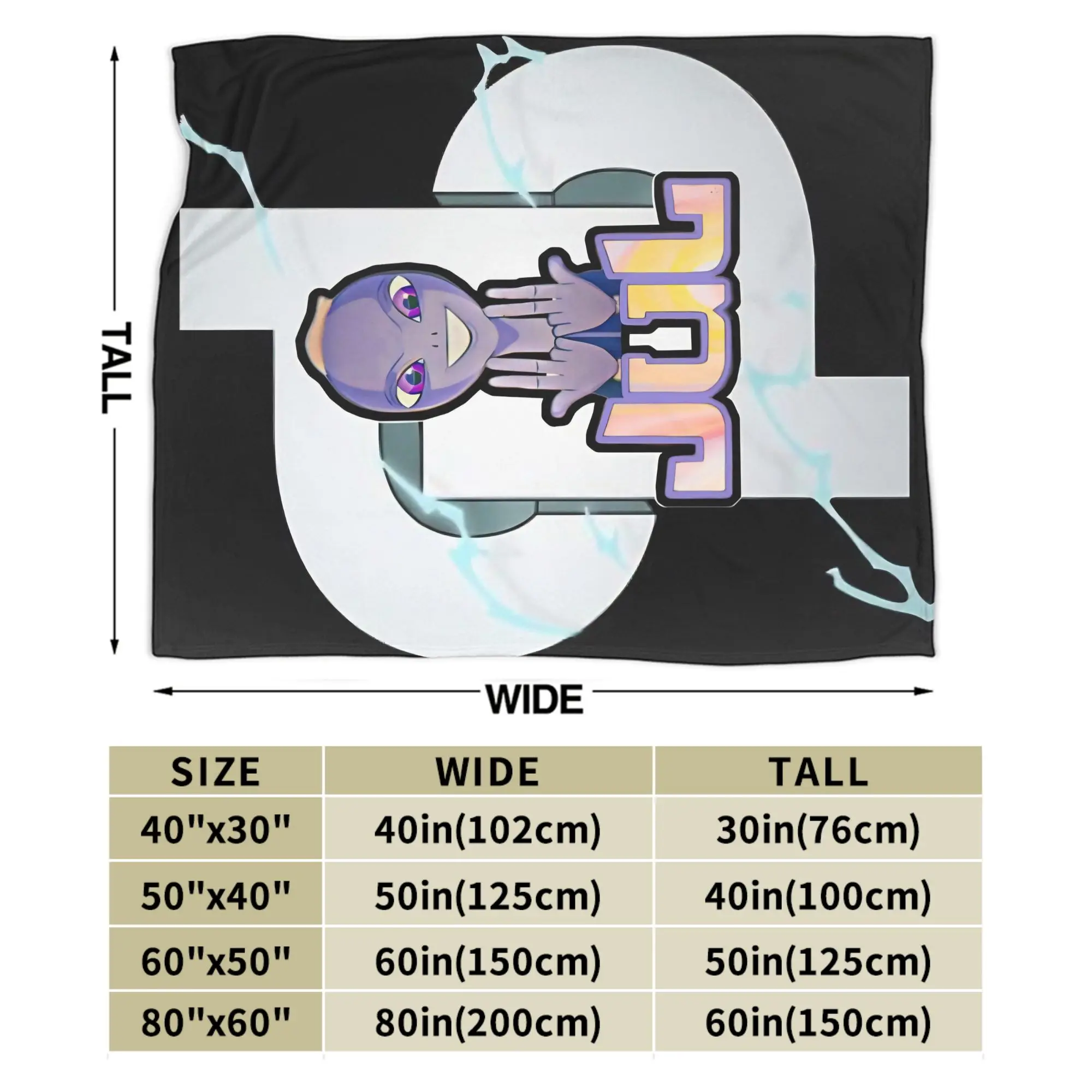 Jul rapper francês cama lança aconchegante novidade cobertores músico para sofá casa viagem escritório flanela colcha capa de cama