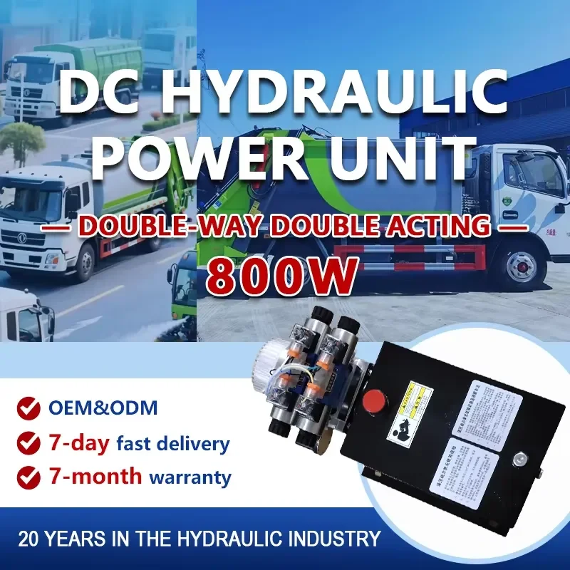 Portable Two-way Electric Hydraulic Power Pack Pump Unit with Remote Control
