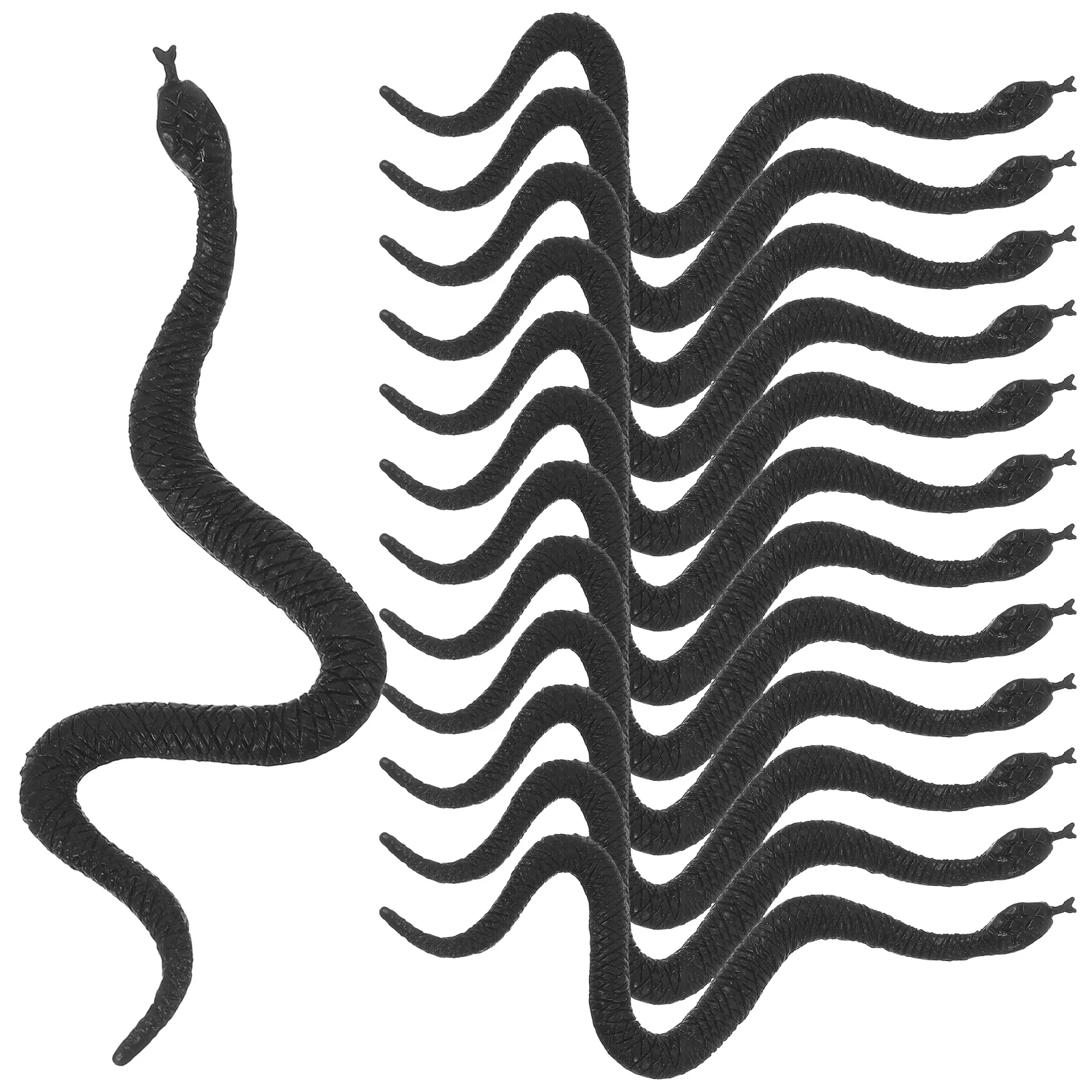 100 Pcs Lizard Toys Simulation Snake Model Creepy Prank Props Tricky Child Fidget