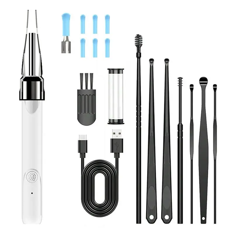 

Беспроводной HD-отоскоп с камерой и пинцетом для эффективного и безопасного удаления ушной серы.