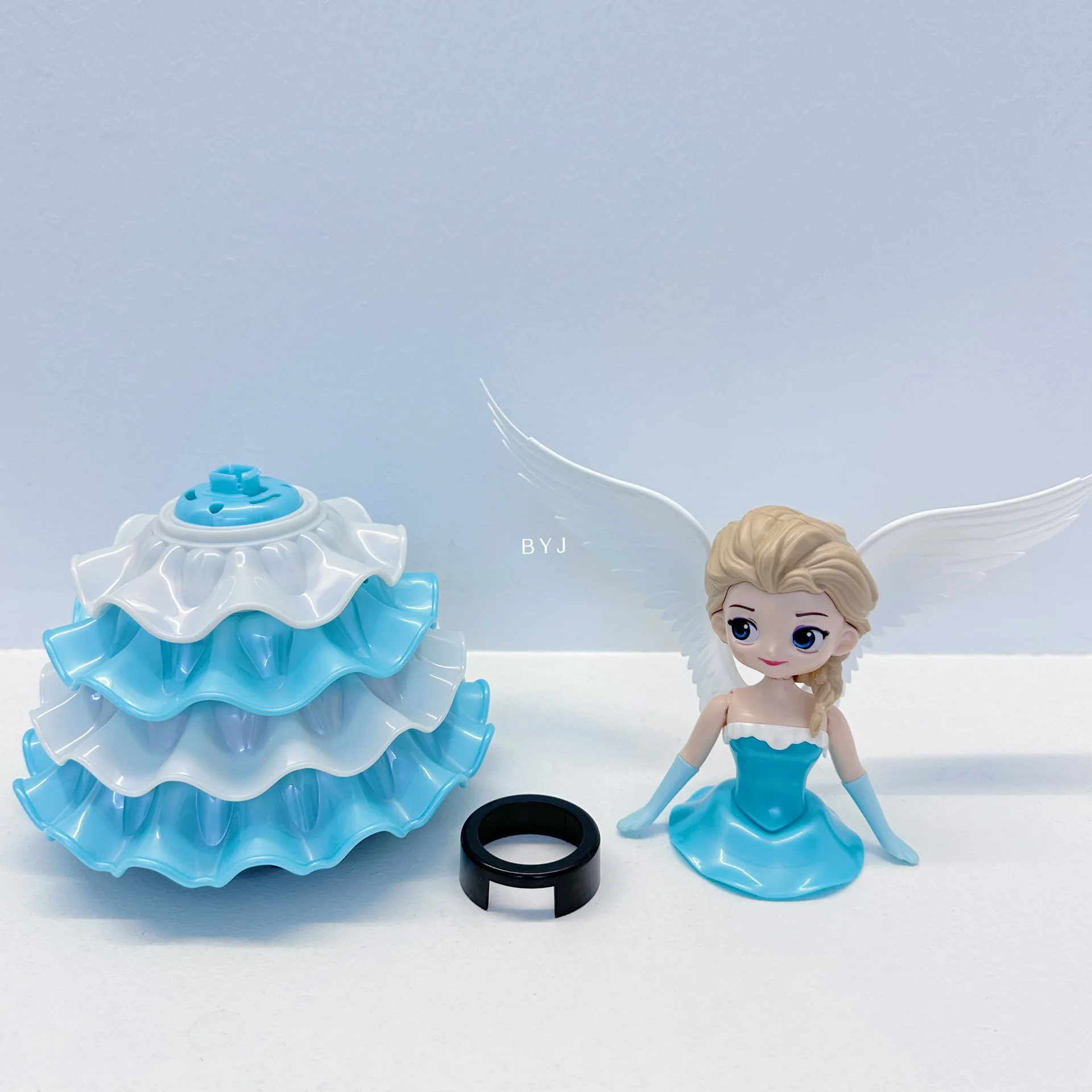 لعبة غناء الرقص إلسا فروزن مع أضواء LED تدور 360 درجة هدية موسيقية للفتيات في أعياد الميلاد وعيد الميلاد #5