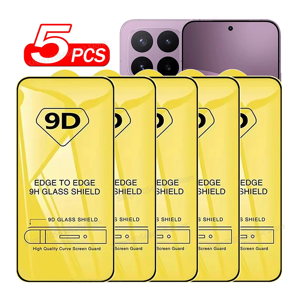 Protecteur d'écran pour Xiaomi Mi 17T Pro 12 11 Lite, 5 pièces, verre trempé 9D, Film en verre pour Xiaomi 17T 15T 14T 13T 12T 11T Pro 13 14