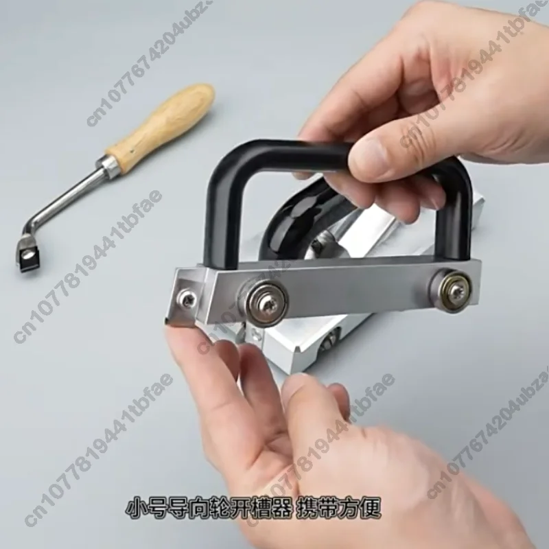 PVC floor slotting tool guide wheel slotting machine PVC floor manual slotting machine