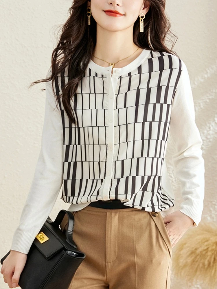 New Casual Soft Knit bottoming shirts Sweater cardigans sweater Tees Basic shirts knitted Tops
