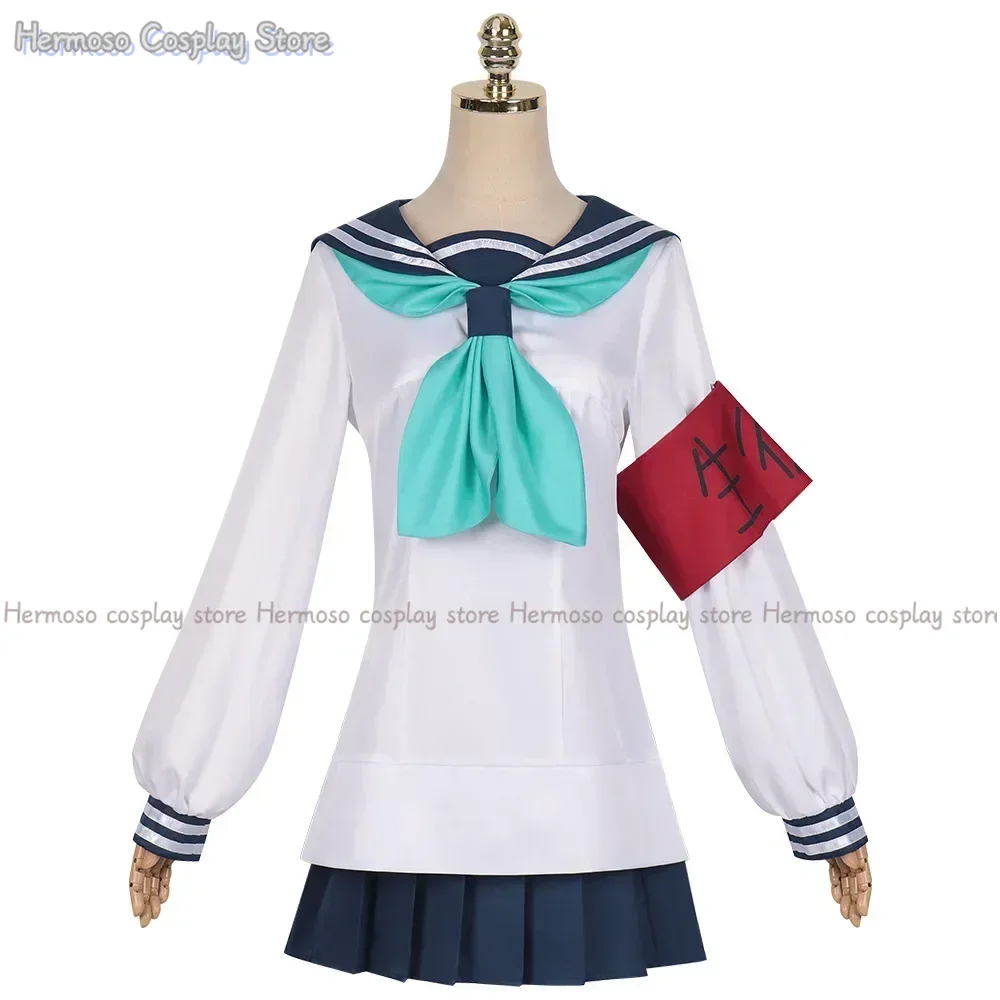 Noko Shikanoko Toriko Koshi Cosplay Costume Anime My Deer Friend Nokotan Sailor Outfit Skirt Headwear Halloween Party Dress Wig