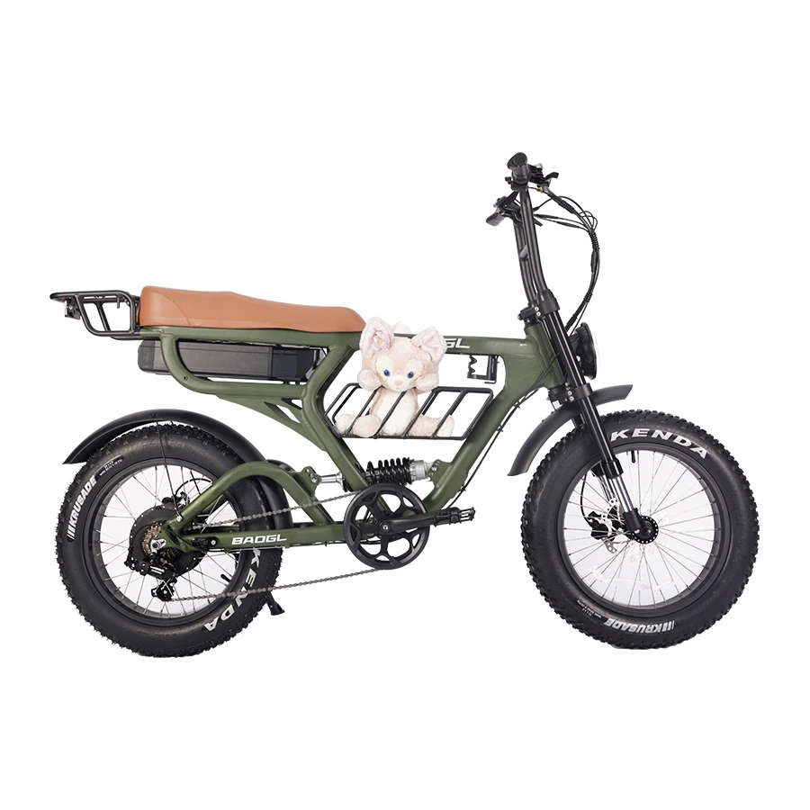 

Outdoor sports mountain ebike full suspension electric bicycle mid-mounted octagonal strong fatbike electric