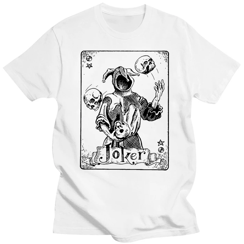 Футболка Джокер для замены игральных карт Джокер эйз Лоде король королева сердца тату футболка