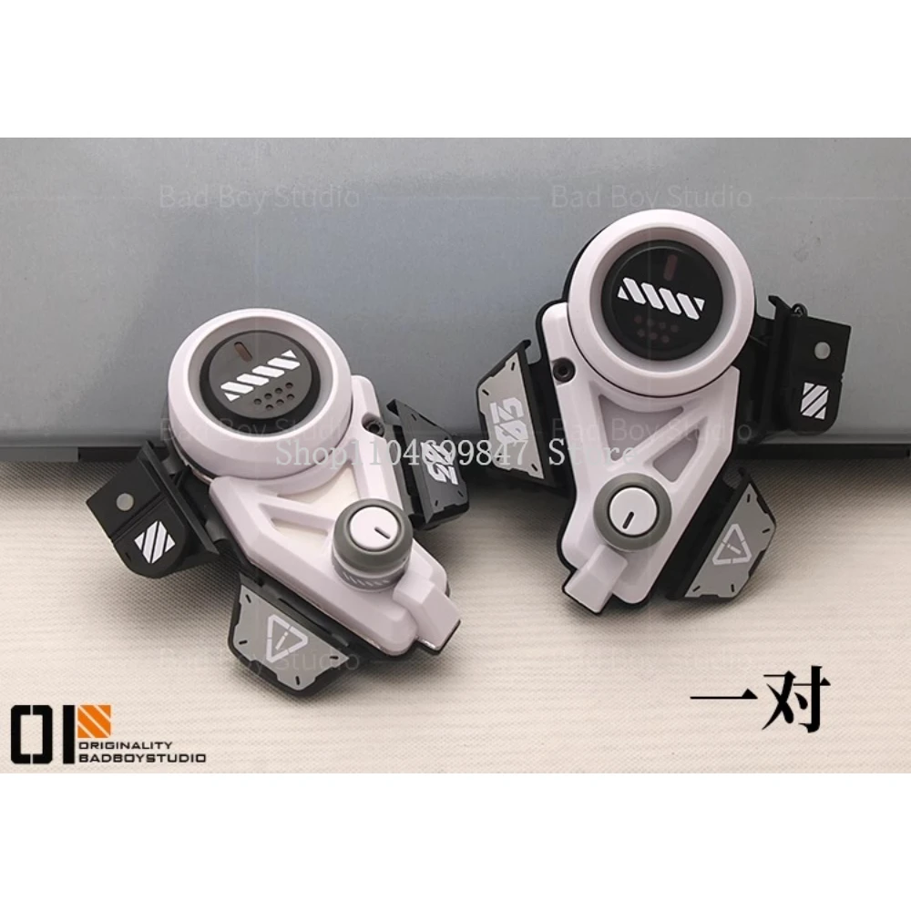 Game Cyberpunk Cosplay LED Luminous Mechanical Arm Accessories for Women Music Festival Helmet  Sci Mechanical  Mask Halloween