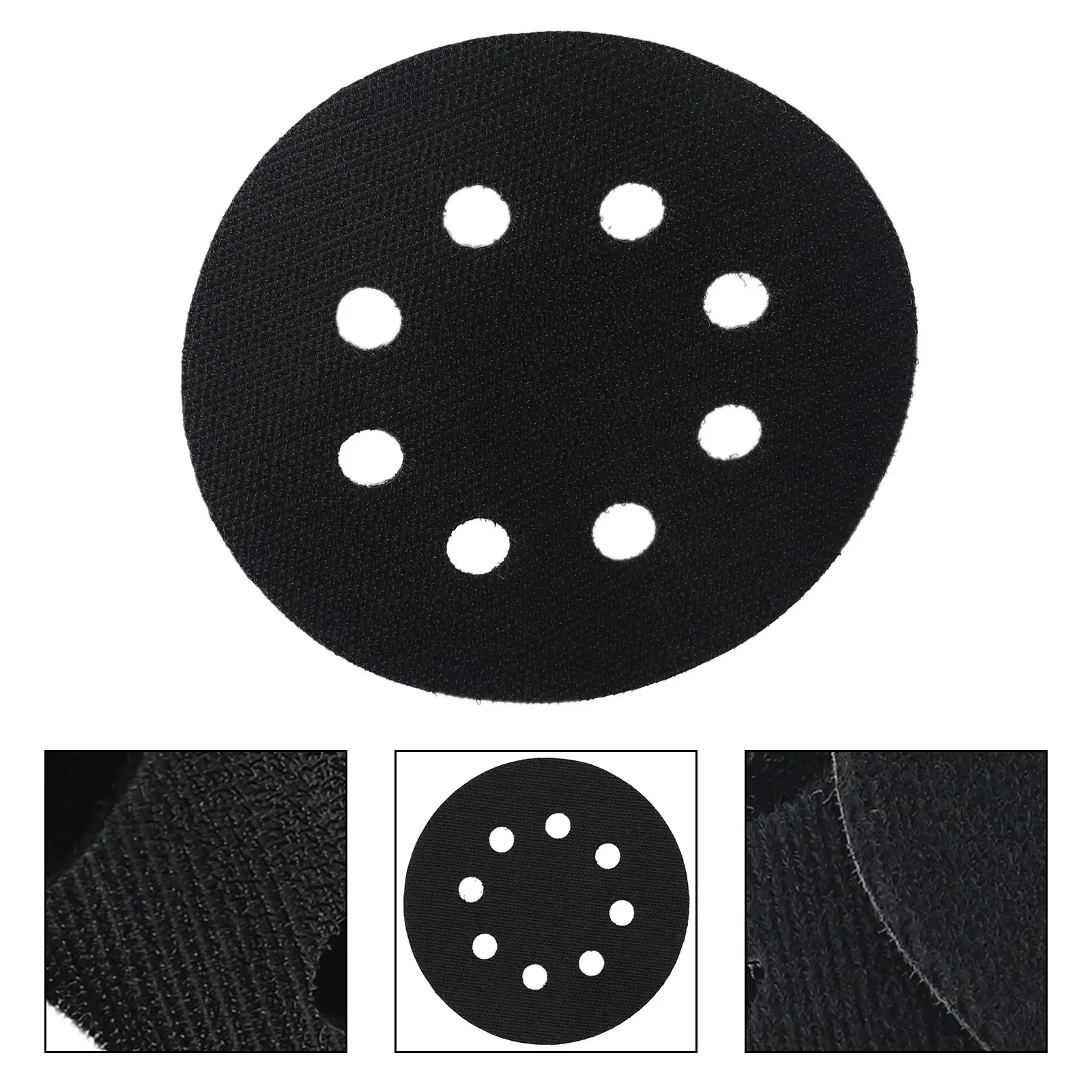 Interface Pad Protection Pad For Sanding Power Tool Protection 5 Inch 8 Holes Sanding Discs Ultra-thin Flocking