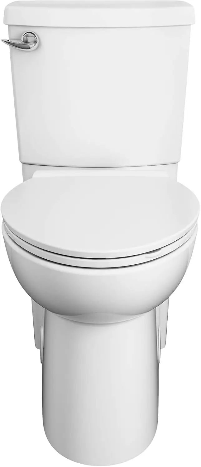 FloWise Skirted Two-Piece 1.28 Gpf/4.8 Lpf Chair Height Elongated Toilet with Seat White Cadet 3 White Elongated 2 Piece Toilet