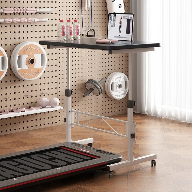Computer desk, desk, home bedroom, desk, removable lift with wheels, sofa side table, treadmill, front student