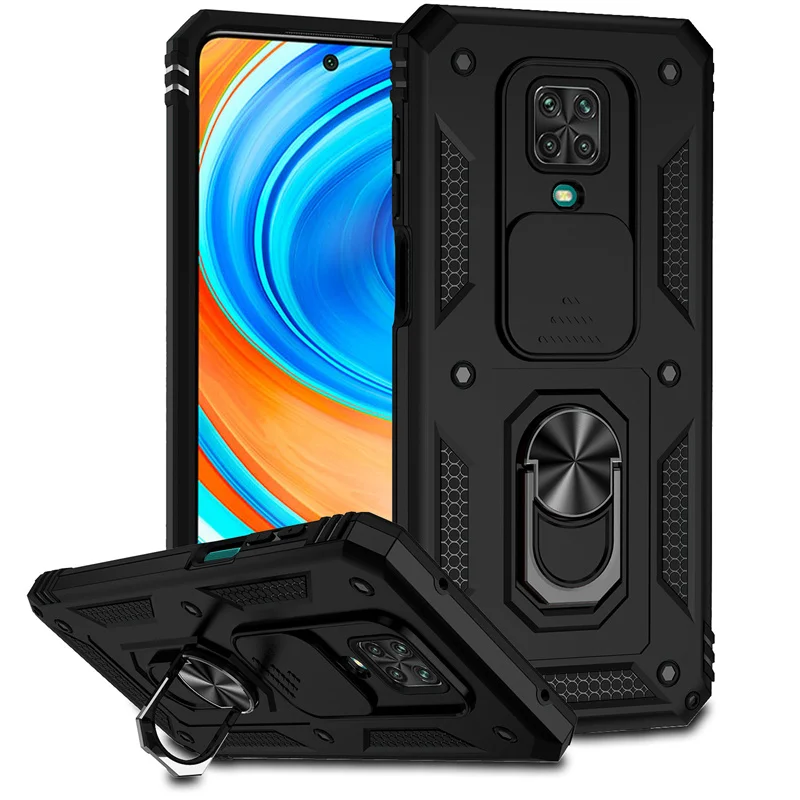 For Redmi Note 9 Pro Note 9S Phone Camera Lens Protective For Redmi Note 9 Pro Max Shell Magnet Armor Shockproof Bumper Cover