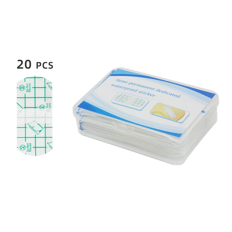 Waterproof Tape 1 Box 20pcs Microblading Brows Tattoo Aftercare Self-Adhesive Protect Film Eyebrow Tattoo Protection Pastes