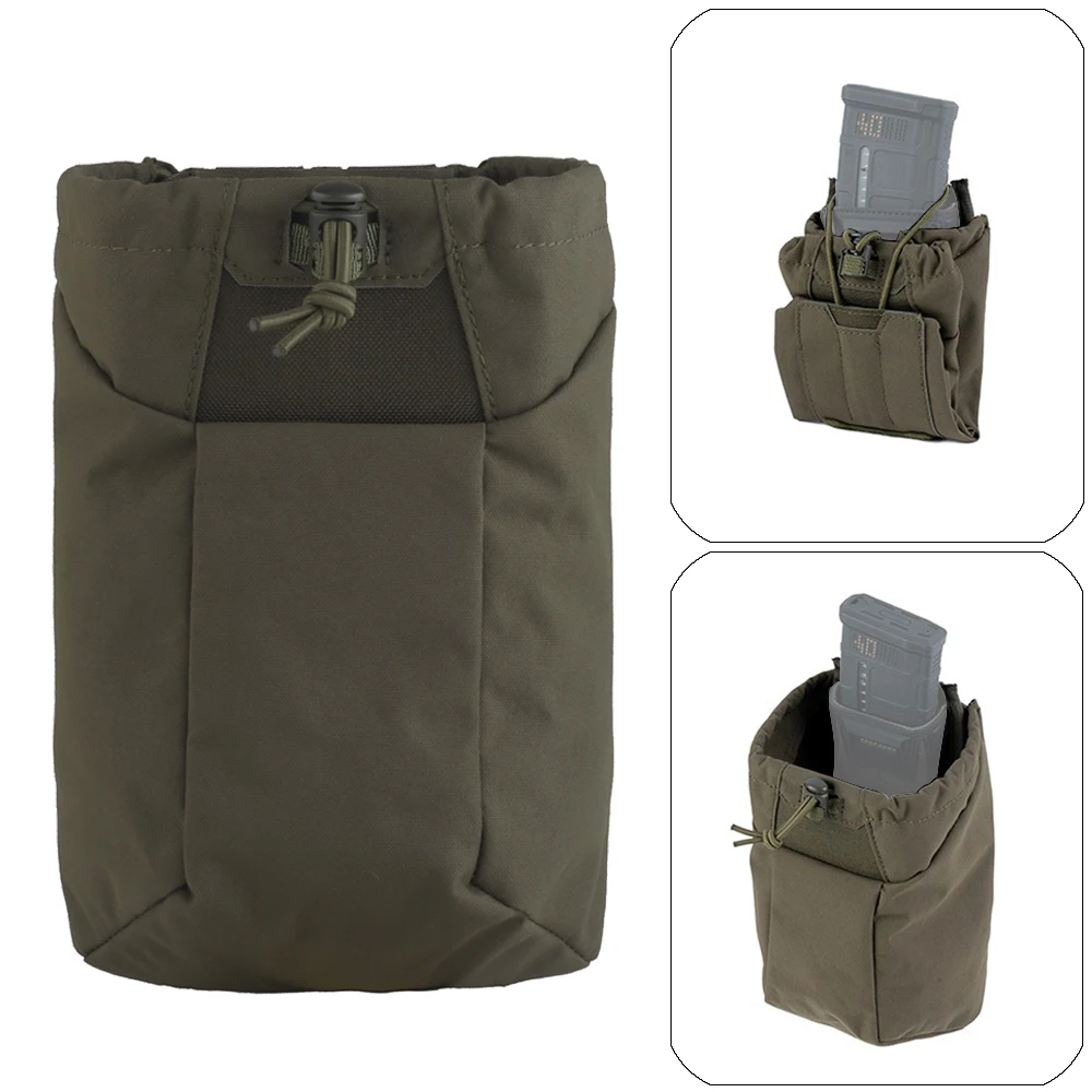 Tactical MOLLE Dump Pouch Magazine Recovery Bag Folding Mag Dump Pouches Hunting Waist Belt Multi-Purpose Recycling Bags