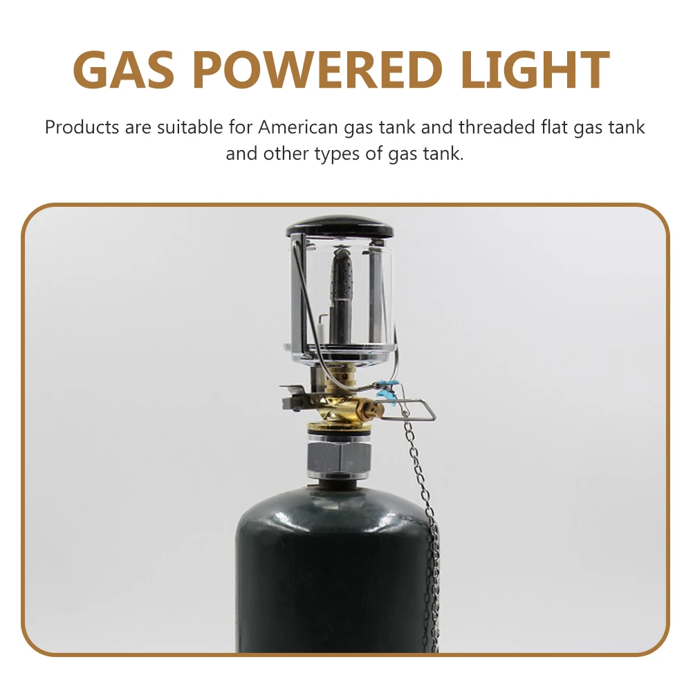 Lampada da campeggio portatile a gas per esterni, strumento di illuminazione da campeggio, lampada a propano per tenda, decorazione calda, strumento pratico, materiali durevoli
