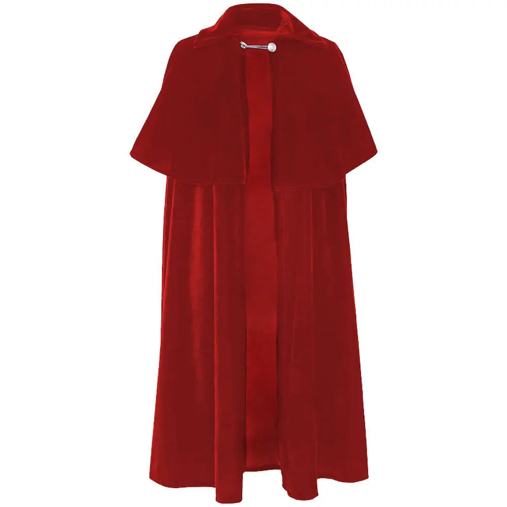 Velvet Cosplay  Cape 5 Colors loween Death God Role-plang Cloak for Women Autumn  Stage Costume