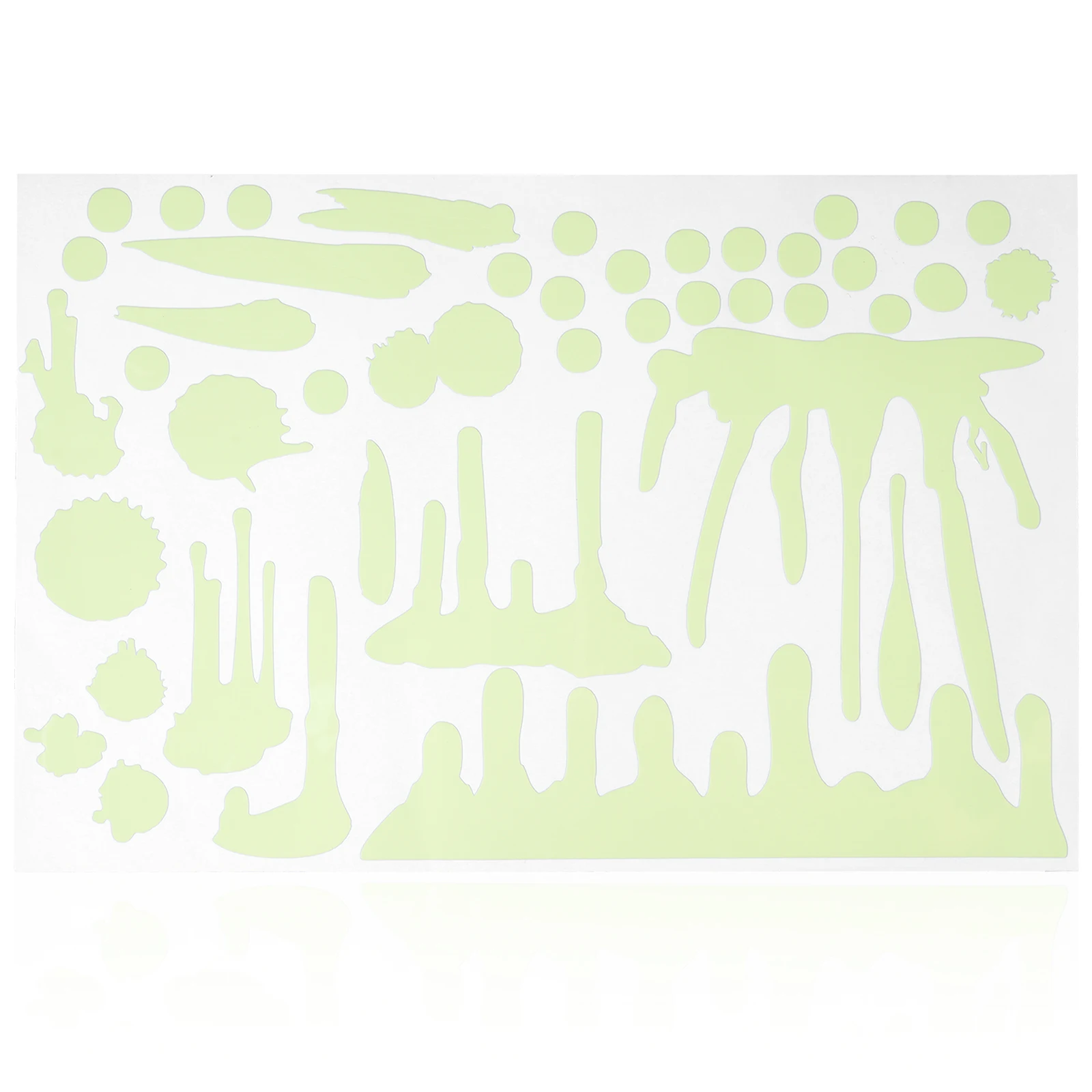 ديكور نافذة الهالوين، تصميم دامي مضيء، ملصق PVC لتزيين حفلات الهالوين، شارات جدارية قابلة للتقشير واللصق #3