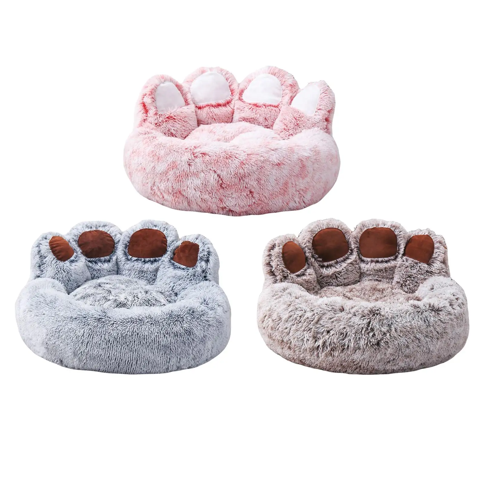 

Plush Cat Warm House Dog Bed Non-Slip Bottom Comfortable Hut Nest Self-Heating Soft Cushion Pet Blanket for Kittens Puppy