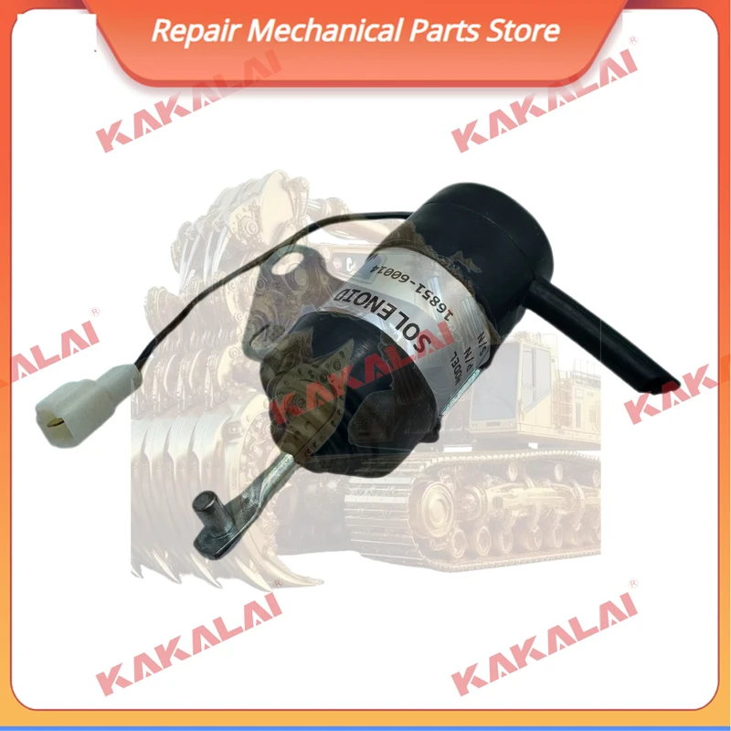 12 فولت وقف الوقود الملف اللولبي 16851-60014 جزء آلات البناء لجرار كوبوتا Bx2350d Bx2360 Bx24d المحرك