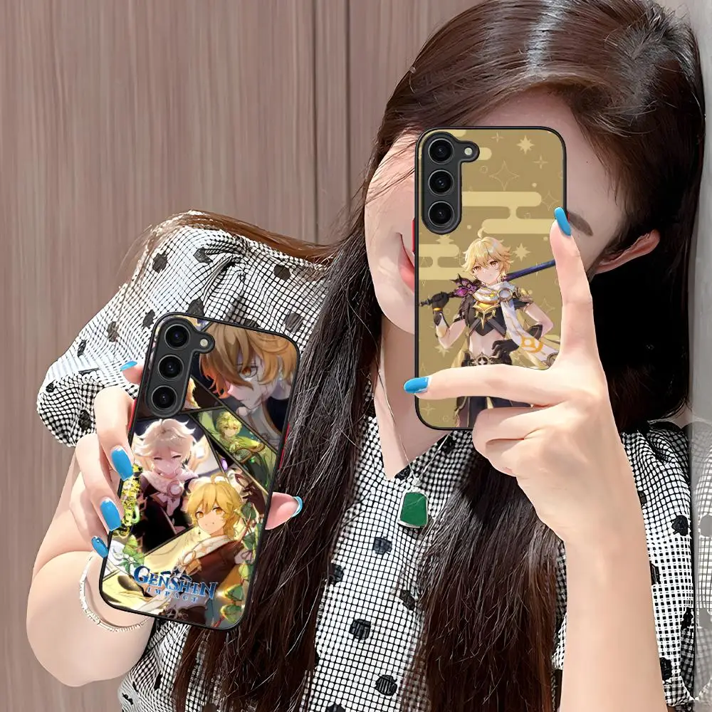 Game GI Aether Phone Case for Samsung Galaxy S26 S25 S24 S23 S22 S21 Plus FE Ultra Skin Feel Shockproof Cover