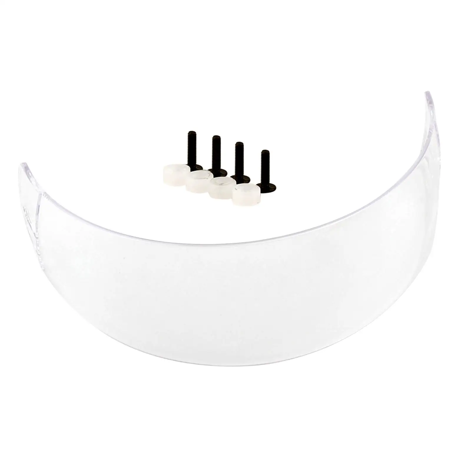 

Hockey Helmet Visor Lightweight PC Material Clear Replacement Shield for Biking and Ice Hockey