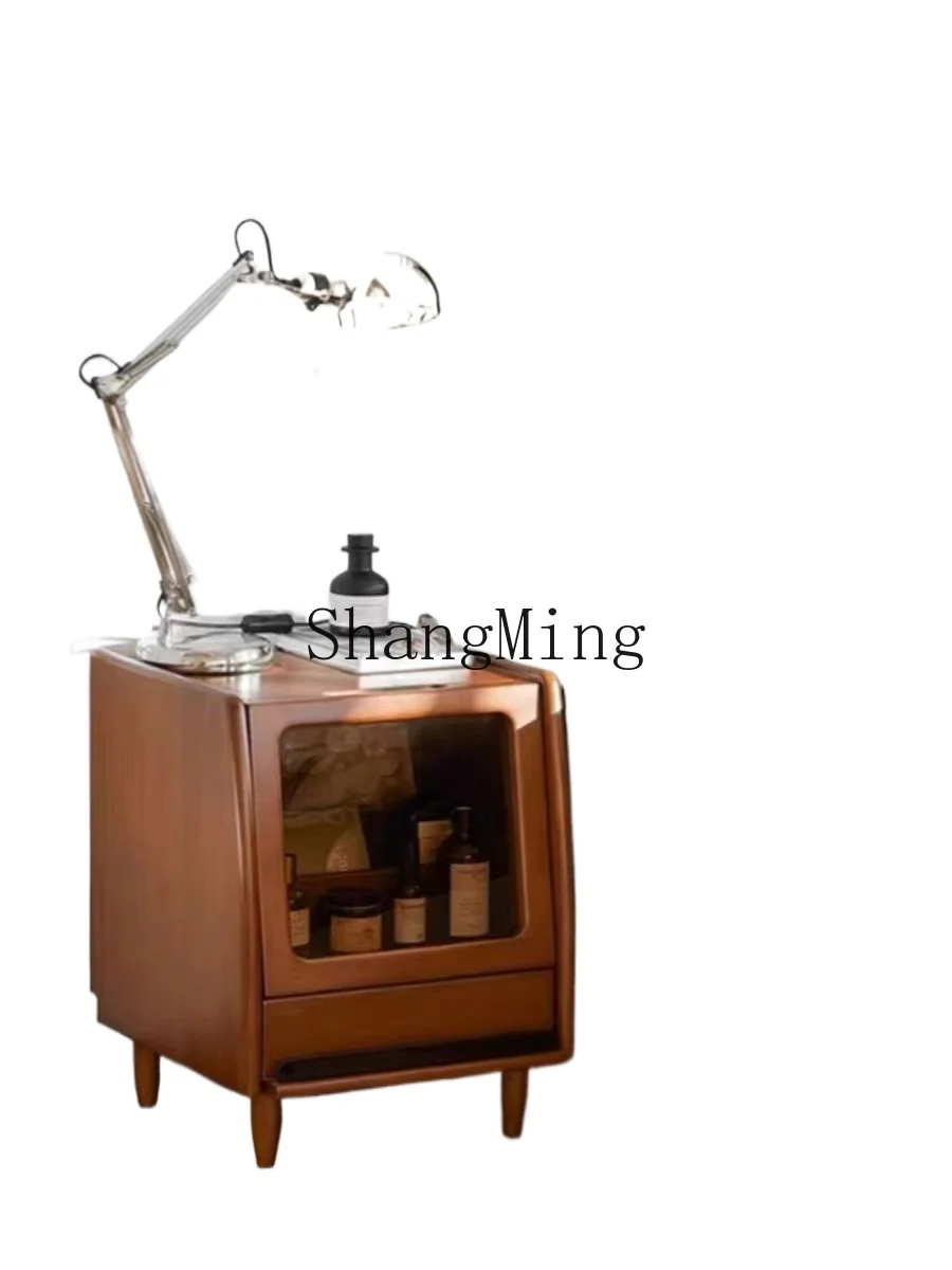 Lxy Simple Retro Small Apartment Household Bedroom Bedside …