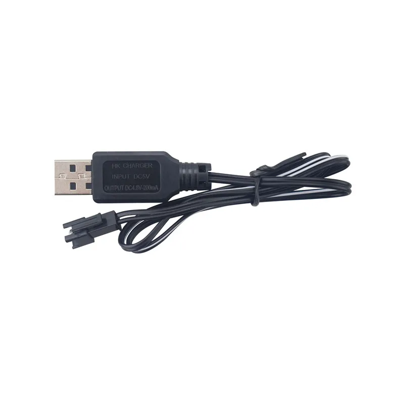 شحن USB لحزمة البطارية ، سيارة بتحكم عن بعد ، سيارة حيلة ، لعبة حفارة ، شاحن بطارية ، كابل ، مقبس V ، 2