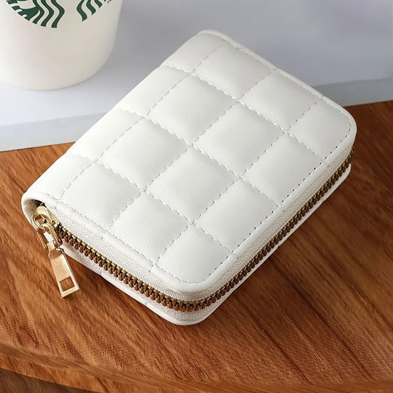 Retro-Style Multi-Compartment Leather Wallet For Women, Small And Compact Coin Purse