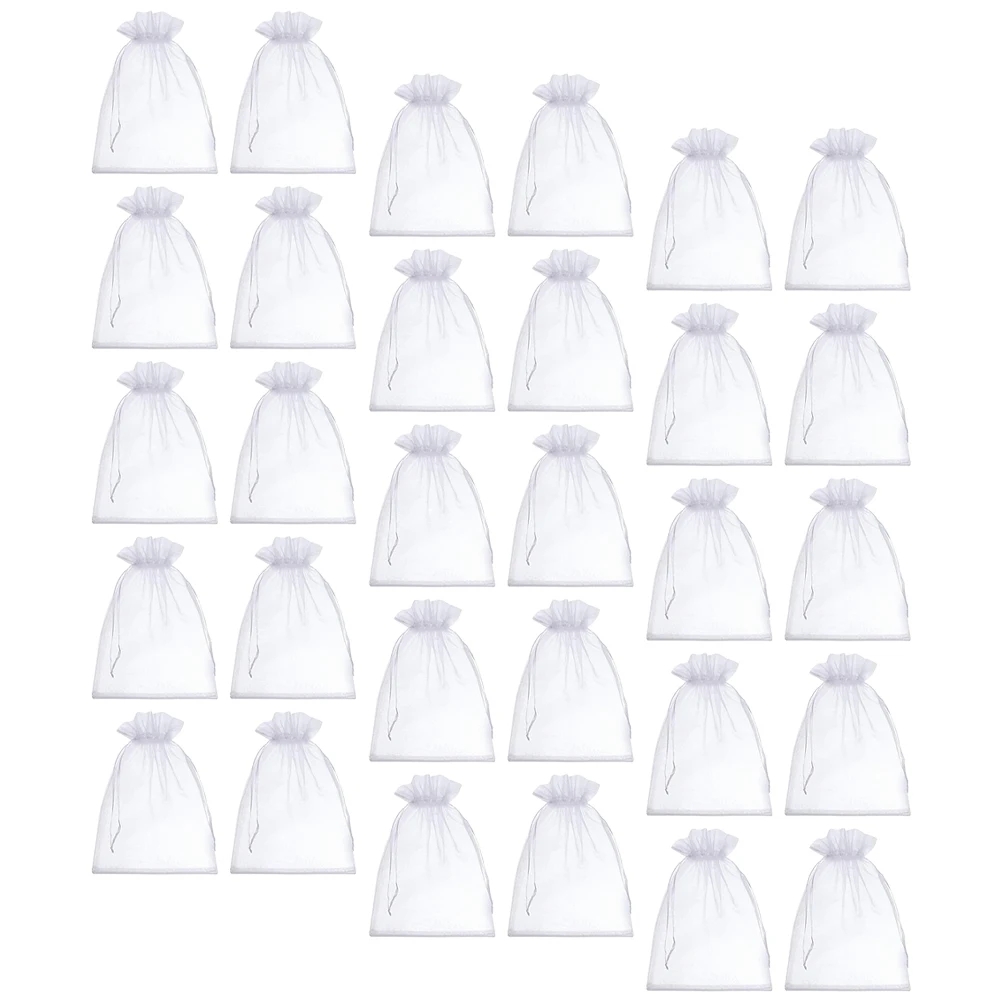 

30pcs Protection Mesh Bags 17x23cm Insect Proof Netting Bag for Trees Strawberries Tomatoes Gardening Reusable Durability