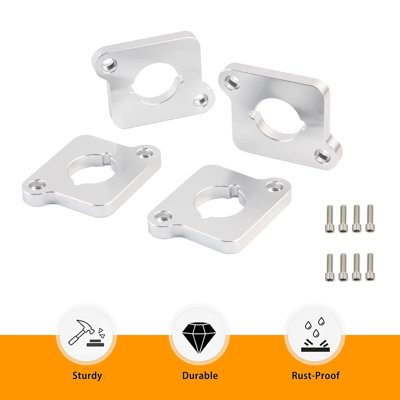 Aluminium-Zündspulenadapterplatten aus Billet-Material für R8/TFSI Zündspulen A3 S3 8L Golf TT 1.8T RS4 S4 B5 – Detail 3