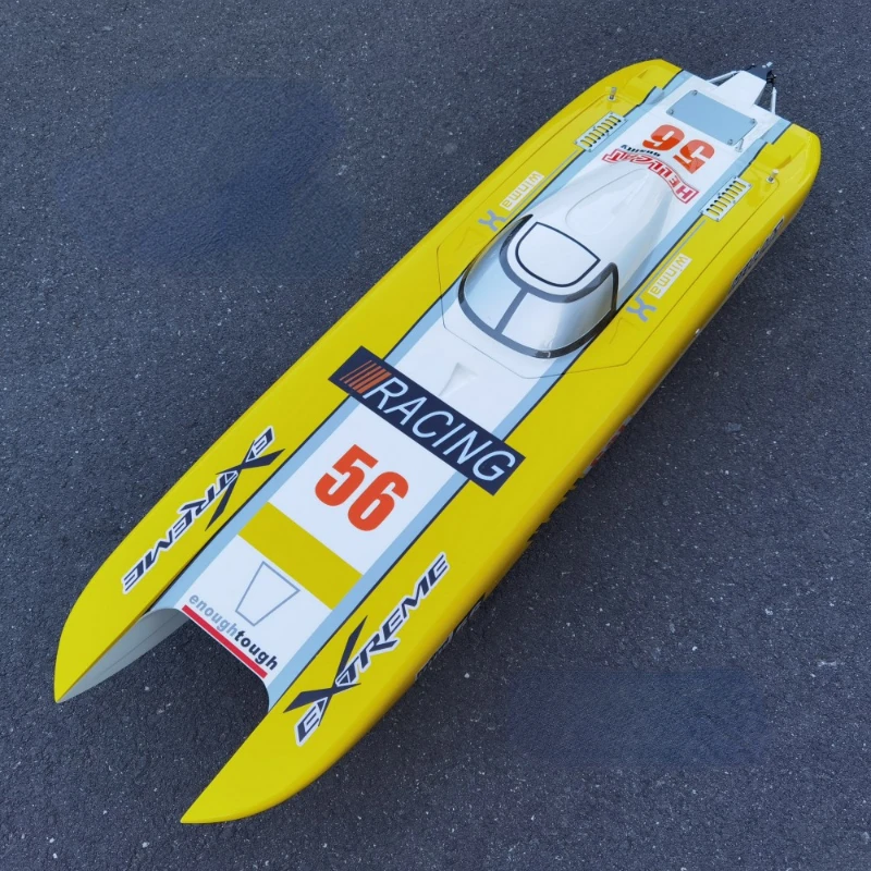 

RC Ship Catamaran Model 140CM Brushless Ship E51 Breaking 100 High-speed Speedboat Model