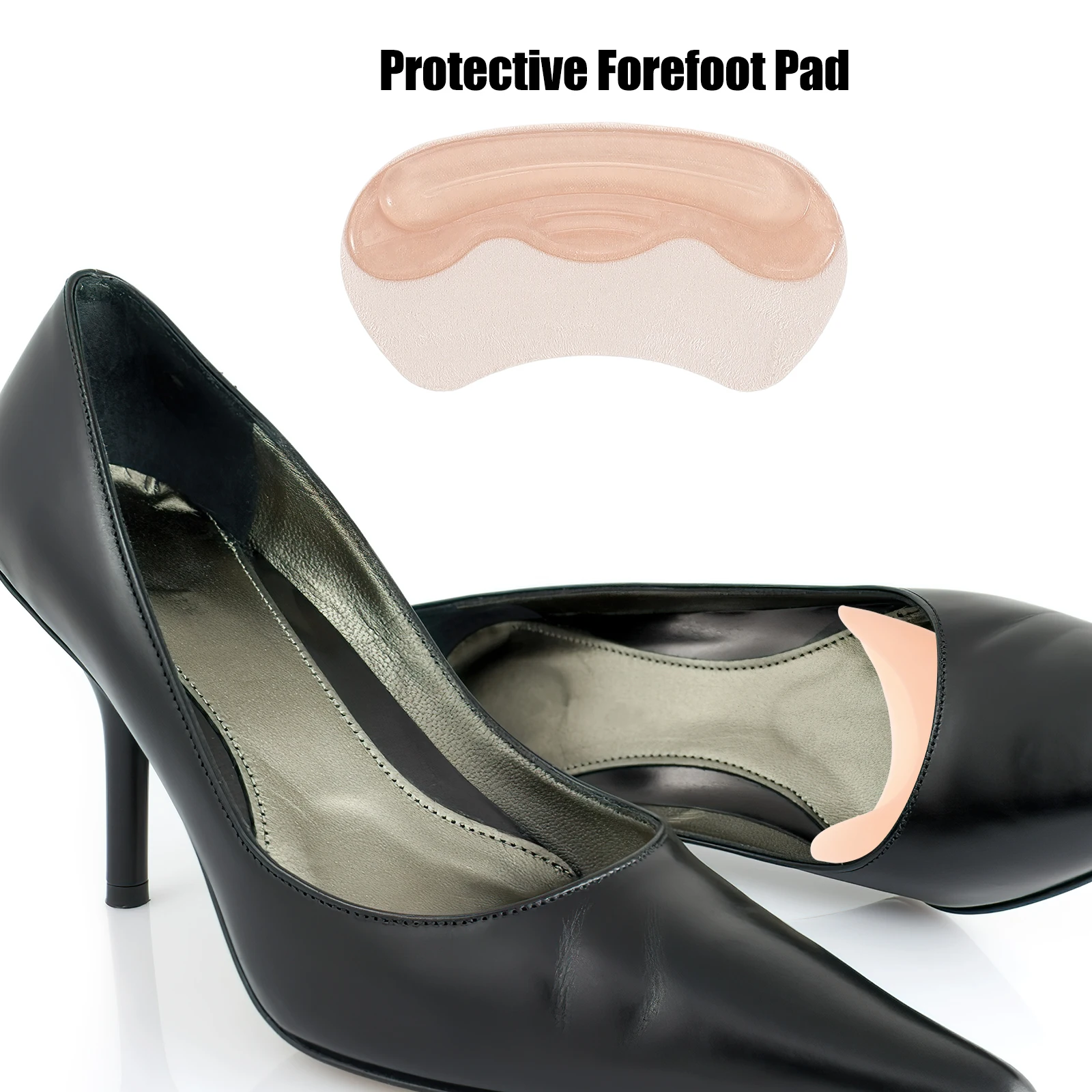 

Silicone Cushion Inserts Strong Adhesive Reusable Pads For High Heels Flats Sneakers Blisters Shoe Filler Too Big Shoes