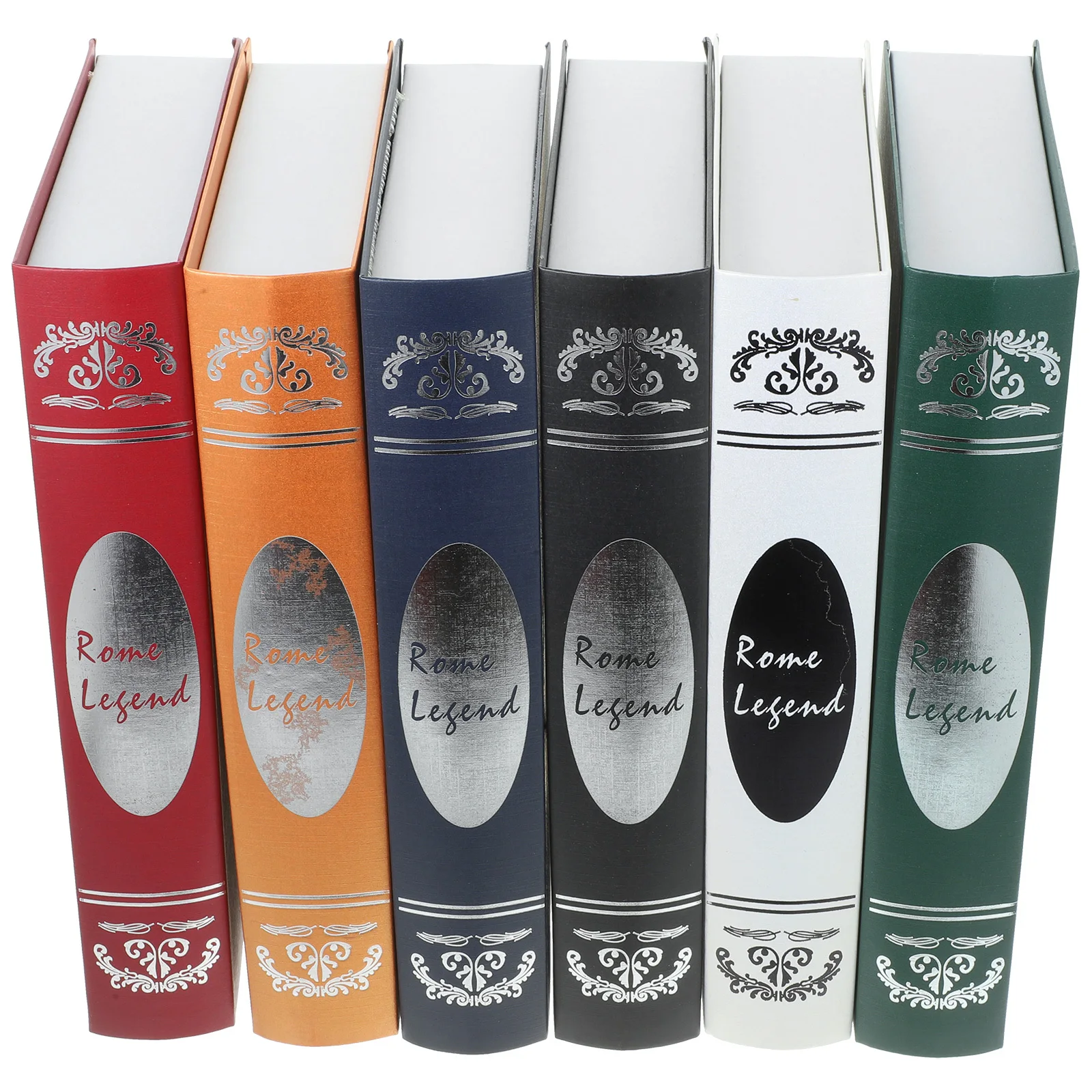 

6pcs Faux Book Decor Vintage Tabletop Bookshelf Display Prop For Home Office Desktop Decoration Photo Props Artificial Book