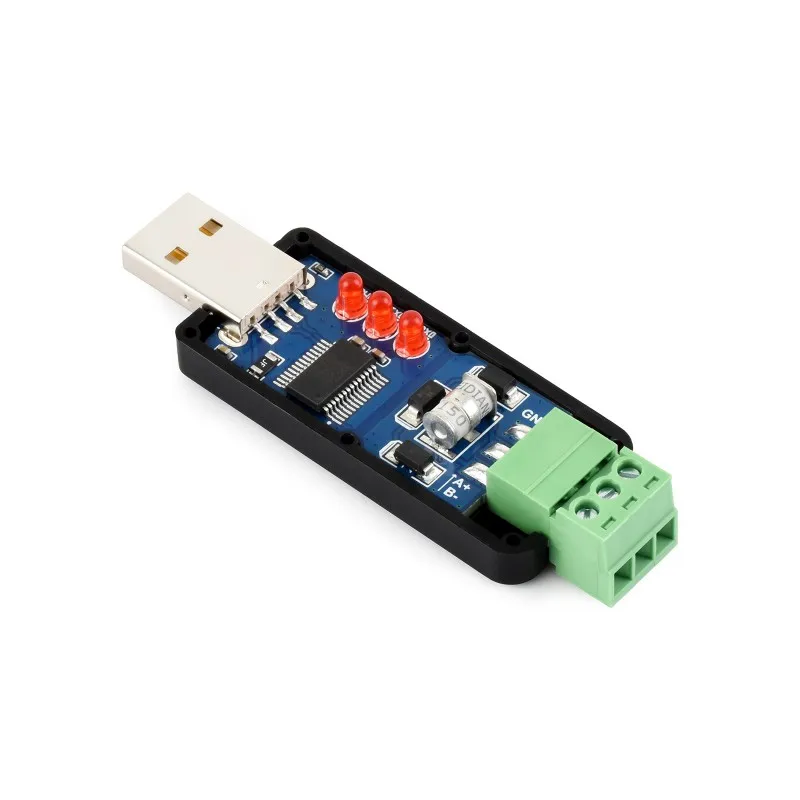 FT232RNL USB to RS485 Industrial Isolated Converter Bidirectional TVS Protection 1.2km Range Serial Adapter for PLC Automation