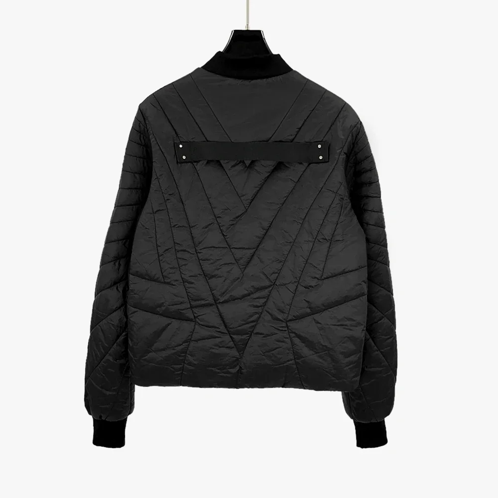 Men Cotton Jacket Coat Gothic Style Casual Men's Clothing Autumn Zipper Flying Jacket Classic Men Solid Black Coat