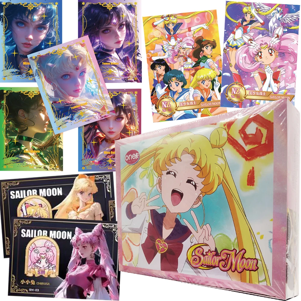 

Sailor Moon Collection Cards Magical Girl Tsukino Usagi Kino Makoto Exquisite Elegant Gorgeous Anime Peripheral Cards Xmas Gifts