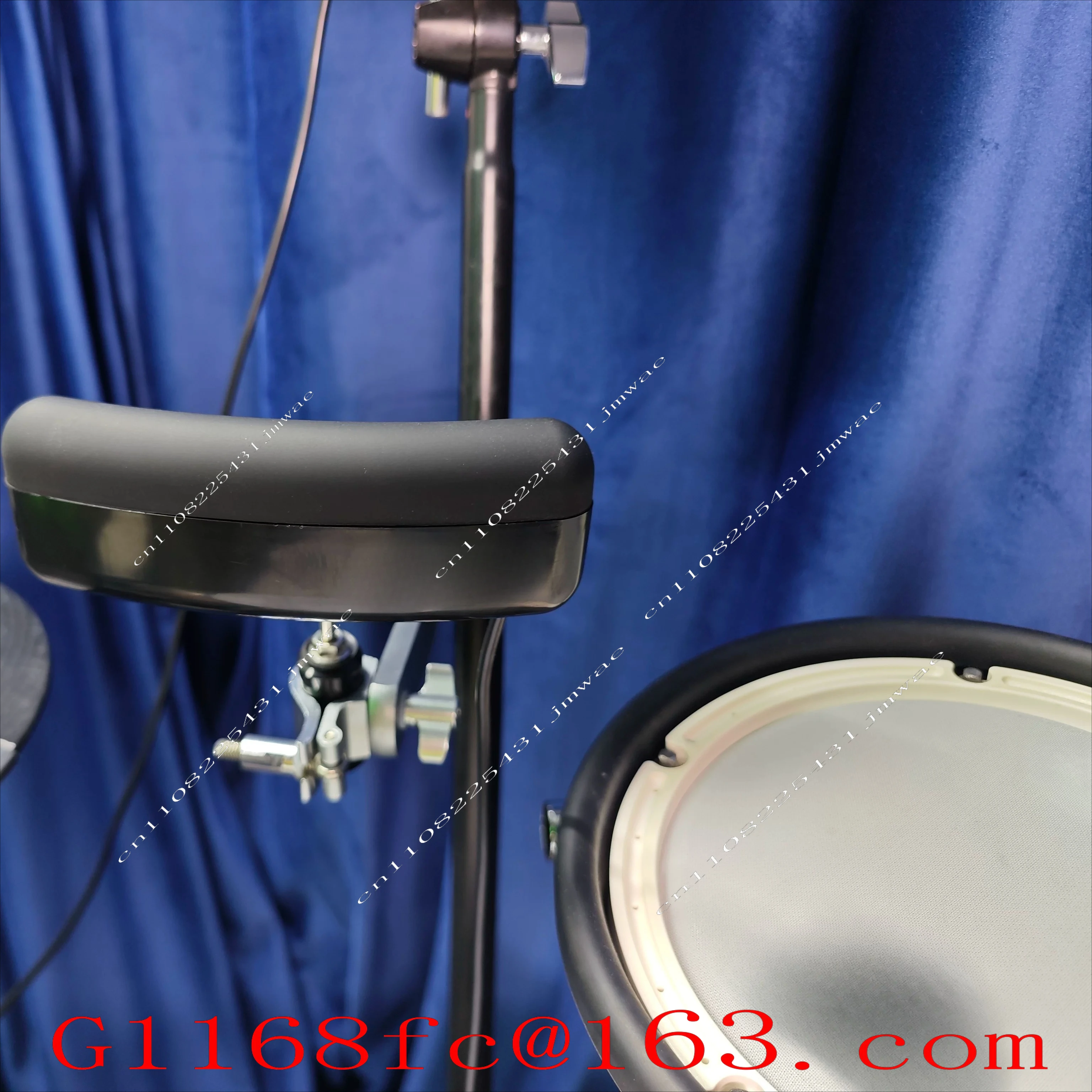 Electronic Drum Cow Bell Trigger Dual Tone Trigger Strip Compatible with Various Electric Drums