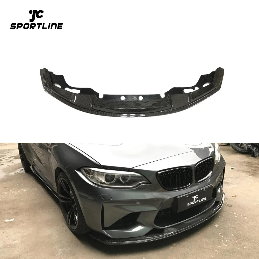 

Carbon Fiber Front Bumper Lip Spoiler For BMW F87 M2 Base Coupe 2-Door 2016-2018