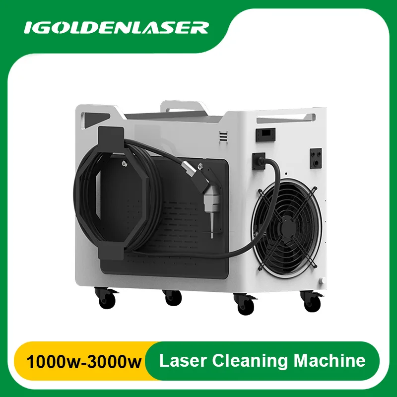Handheld Laser Cleaner Machine Rust Removal Continuous Fiber Laser Cleaning Machine 1000w for Rust Paint Oil Dust