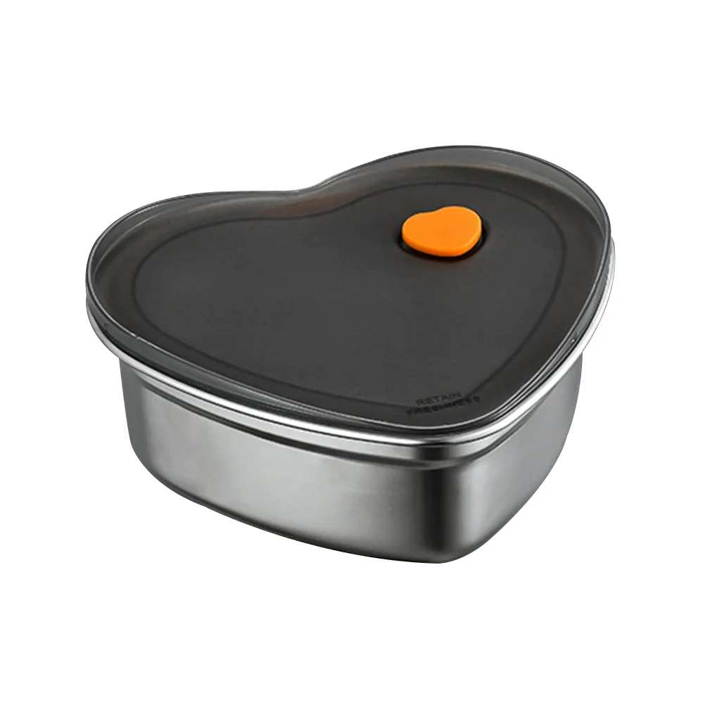 

Stainless Steel Food Container Portable Lunch Boxes Sealed Kitchen Storage Box For Fruit Salad Refrigerator Outdoor Use