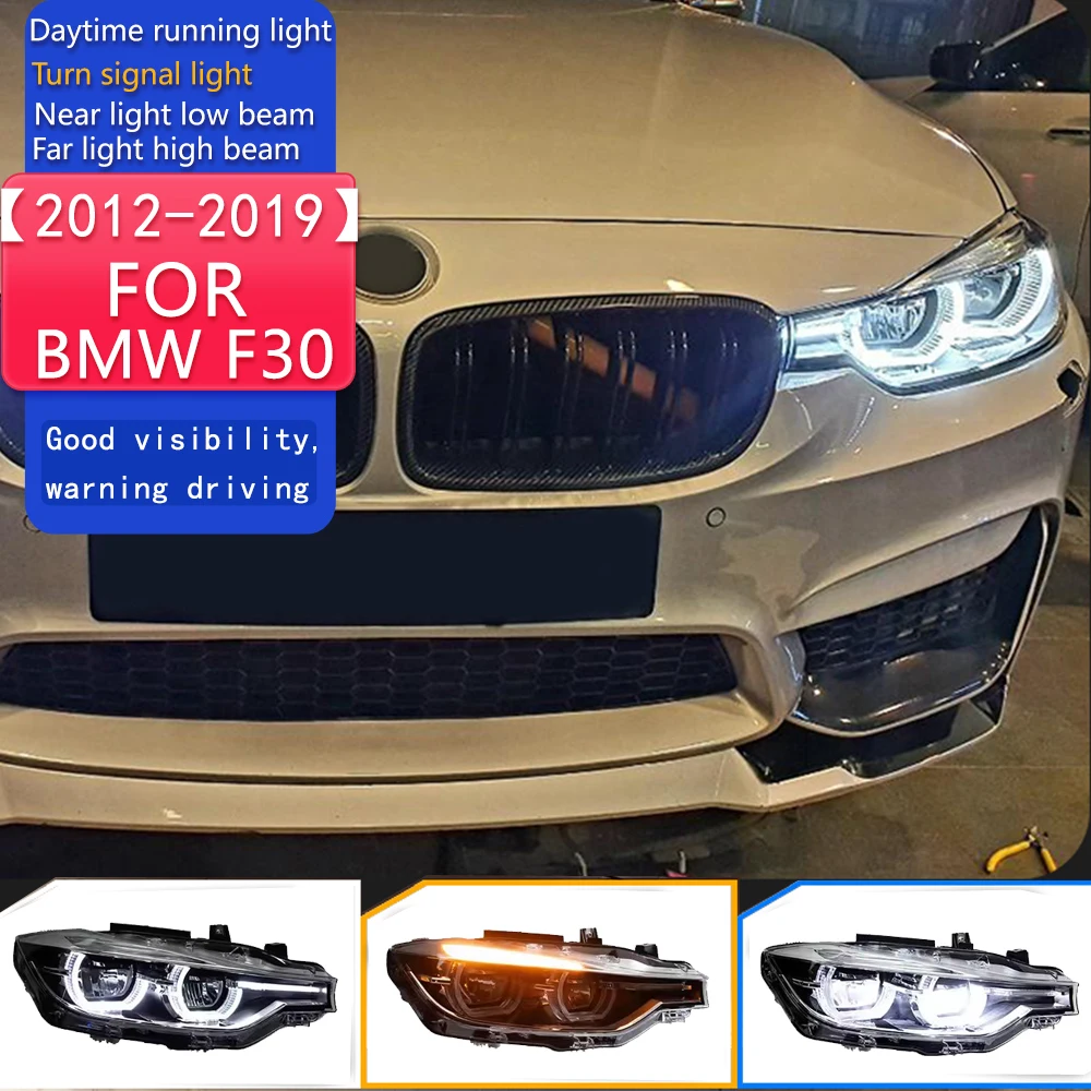 

Стайлинг автомобиля фары для BMW F30 2012-2019 F35 светодиодные фары 320i 318i 325i DRL Angel Eye автомобильные аксессуары