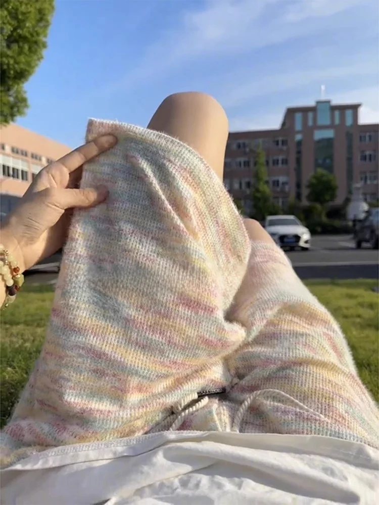 

Радужные трикотажные мужские лыжи, летняя пляжная одежда Dopane Small Fraance Sle, длина пять четвертей, дышащая, свободная посадка, повседневная